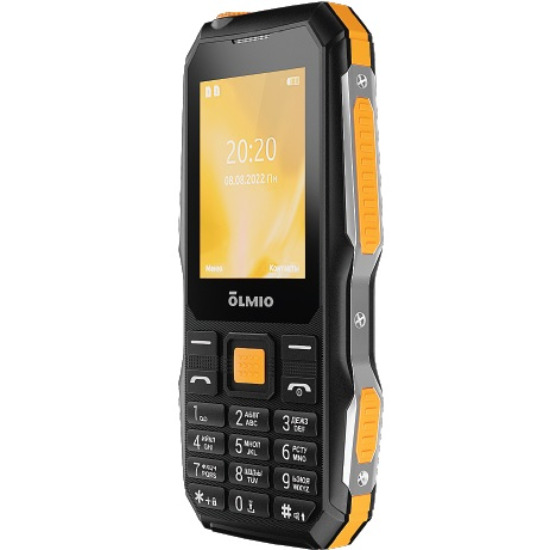 Телефон OLMIO X03 черный-оранжевый