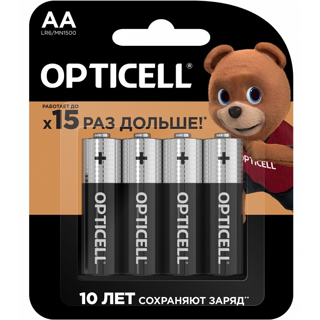 Элемент питания OPTICELL LR06 BASIC BL-4 (4/48/192)