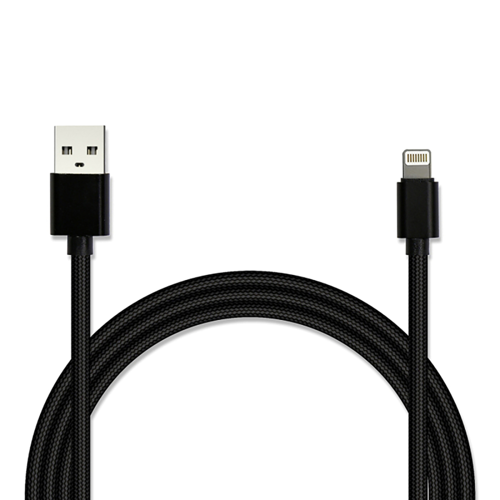 Кабель USB <--> Lightning  1.0м JETACCESS JA-DC48 черный, магнитный