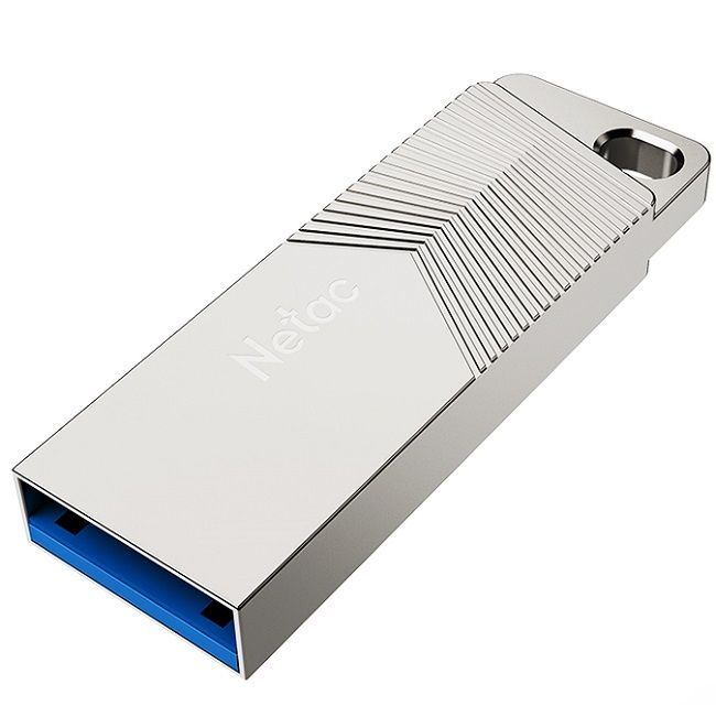 USB 32GB NETAC UM1 белый/серебро 3.2