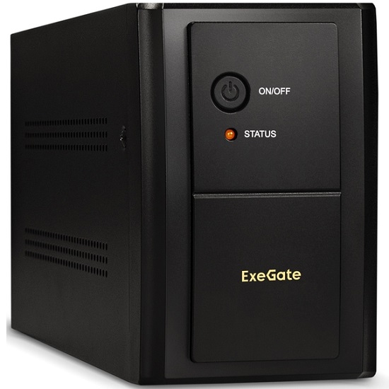Источник бесперебойного питания EXEGATE EP212518RUS Power  Back UNB-1000  <1000VA, Black, 4 евророзетки>
