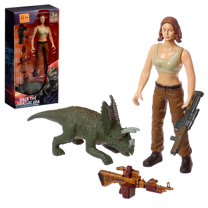 Набор фигурок "Юрский парк", 4 предмета, МИКС   10553033