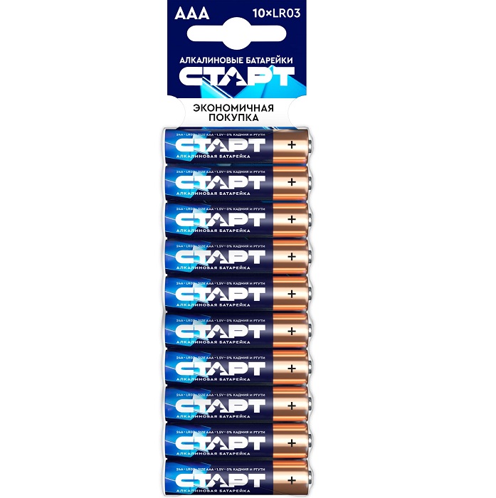 Элемент питания START ENERGY LR03 BL-10