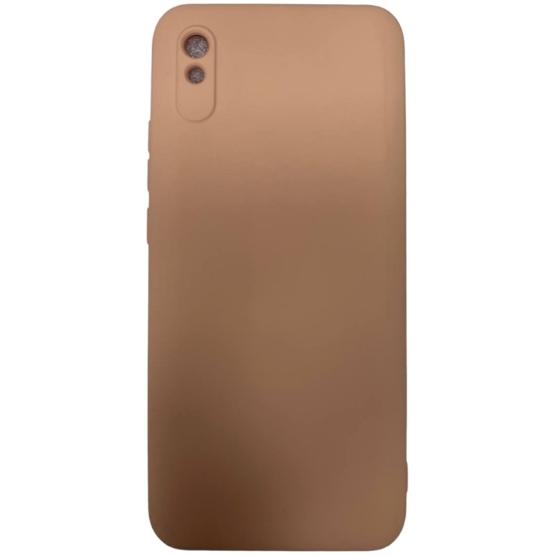 Силиконовый чехол Silicone Case NEW ERA для Xiaomi Redmi 9A светло розовый