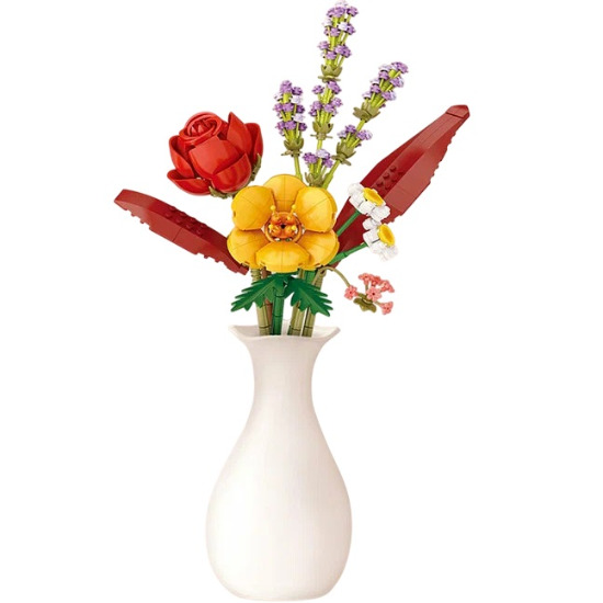 Конструктор LOZ 4603_MK Красно-желтый букет