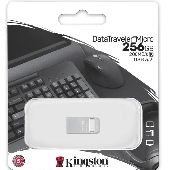 USB 256Gb Kingston DataTraveler Micro G2 металл 3.2