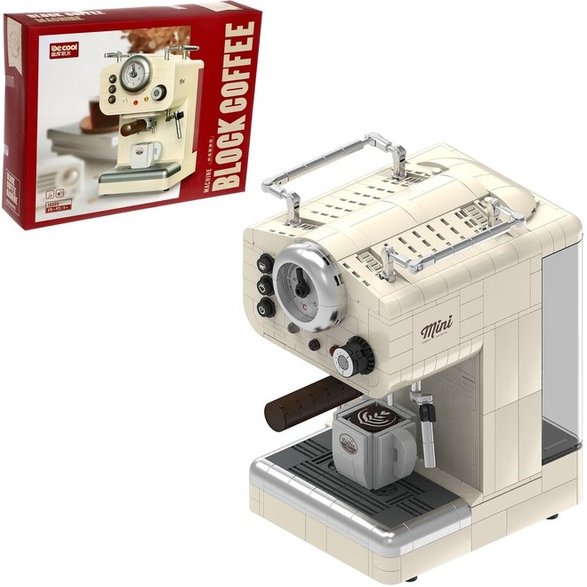 Конструктор DECOOL Техника «Кофе машина», 678 деталей