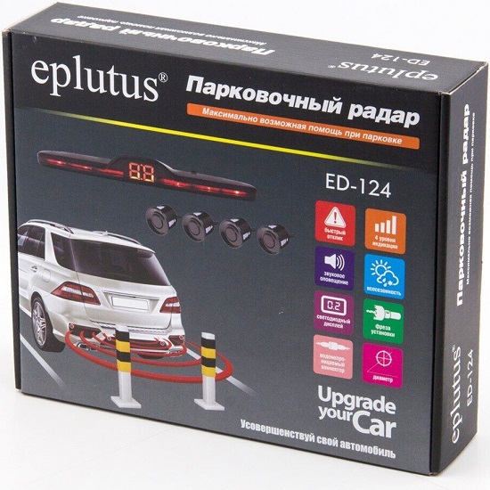 Парктроник Eplutus ED-124 черный