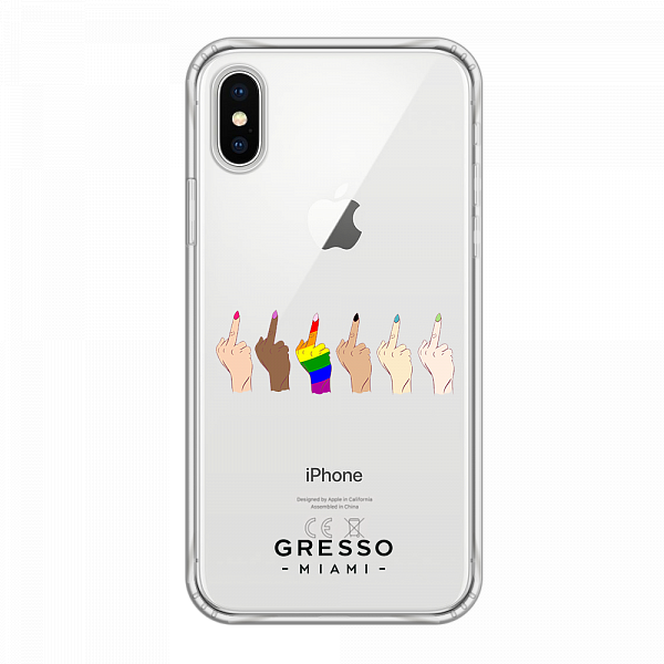 Задняя накладка GRESSO для iPhone XS Max. Коллекция "No Limits". Модель "Rock Star".