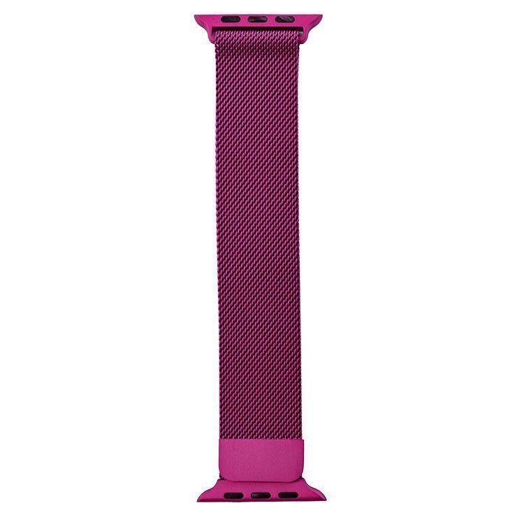 Ремешок ApW25 для Apple Watch 42/44/45/49 mm миланская петля на магните (pink)