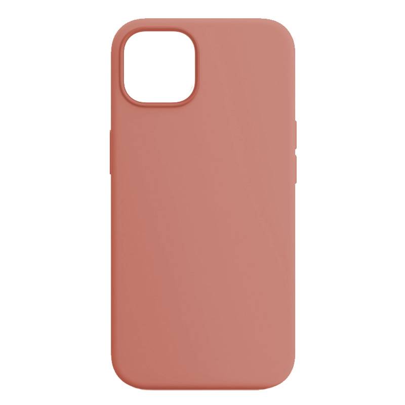 Силиконовый чехол STR для iPhone 13 тонкий (лососевый)