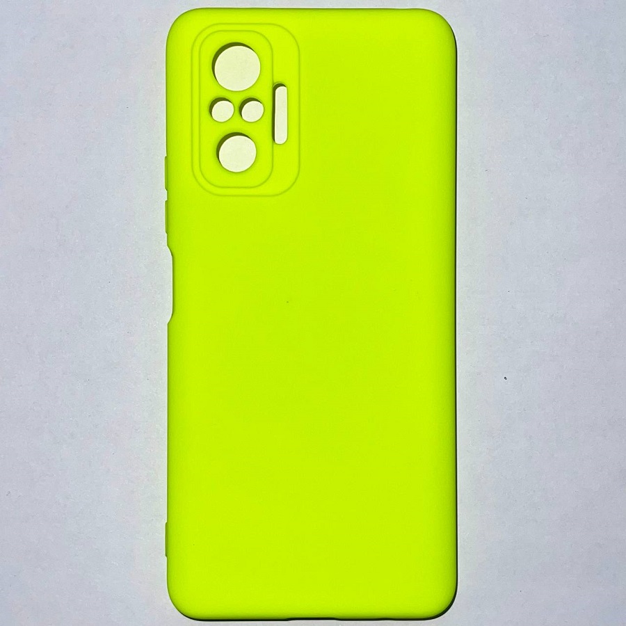 Силиконовый чехол NANO для Xiaomi Redmi NOTE 10 PRO (2021) салатовый