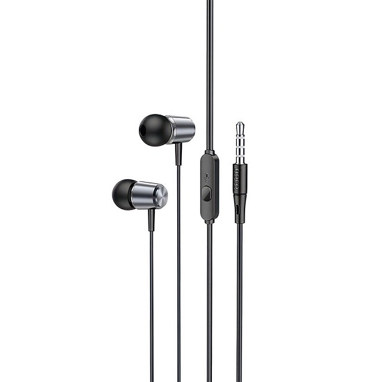 Наушники HOCO M108, Spring, серый, Jack 3.5мм