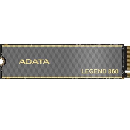 Накопитель SSD M.2 2Tb ADATA LEGEND 860 (SLEG-860-2000GCS), PCIe 4.0 x4, NVMe, R/W 6000/5000, с радиатором