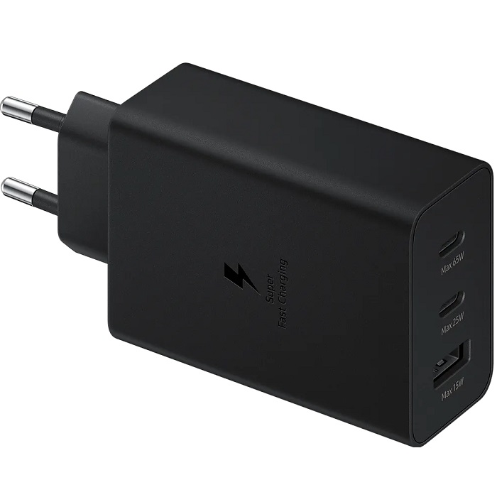 Сетевое ЗУ Samsung 65W + кабель Type-C, в коробке (не оригинал)