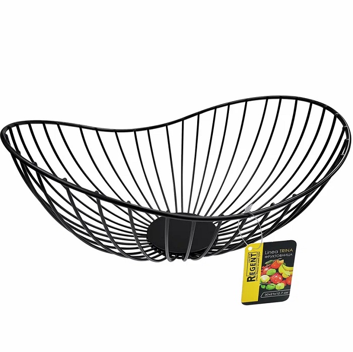 Фруктовница REGENT Linea TRINA 93-TR-01-26, 30х21х12.7 см, (крашеный стальной пруток)