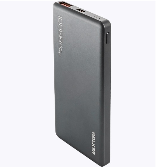 Внешний АКБ WALKER WB-915, PREMIUM (10000mAh) темно-серый