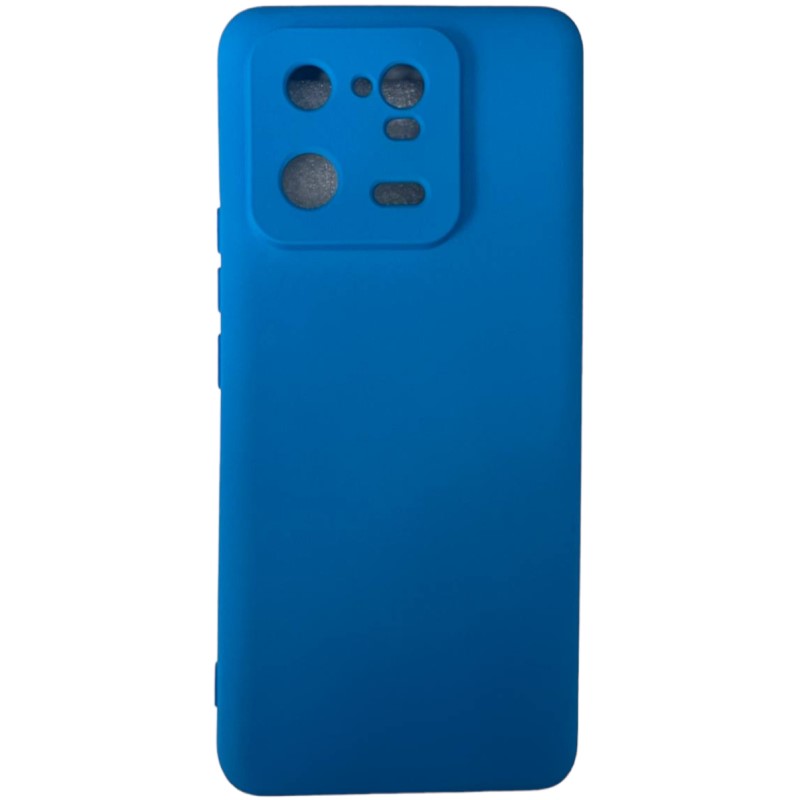 Задняя накладка SILICONE COVER для Xiaomi 13 Pro 5G №09 Голубой