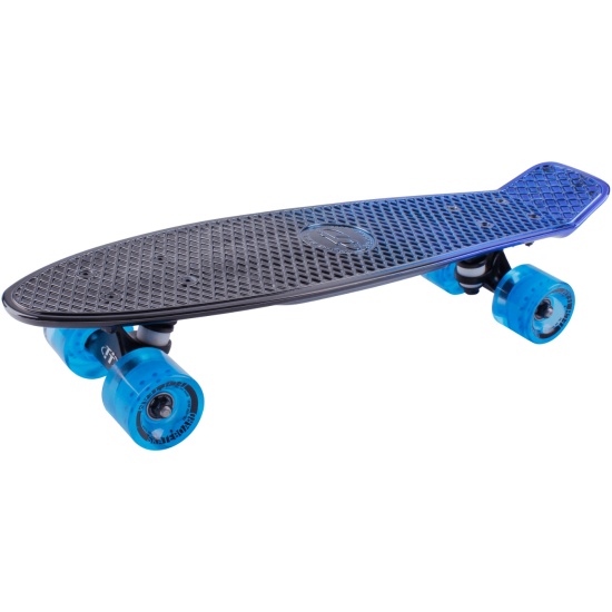 Скейтборд TECH TEAM Metallic 22 blue 1/4