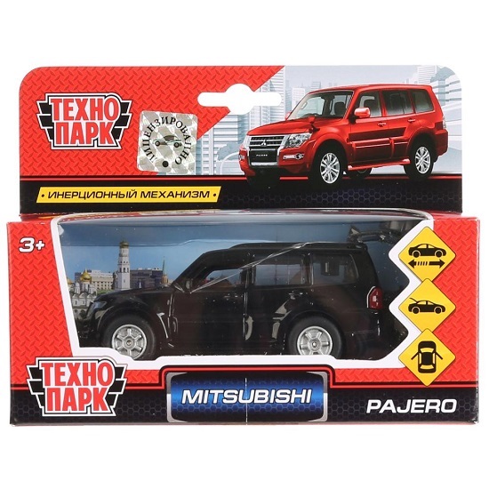 Машина металл MITSUBISHI pajero, 12 см Технопарк инерц