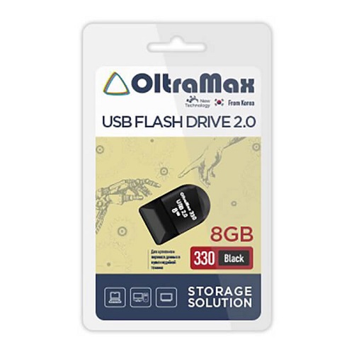USB  8Gb OltraMax 330 чёрный