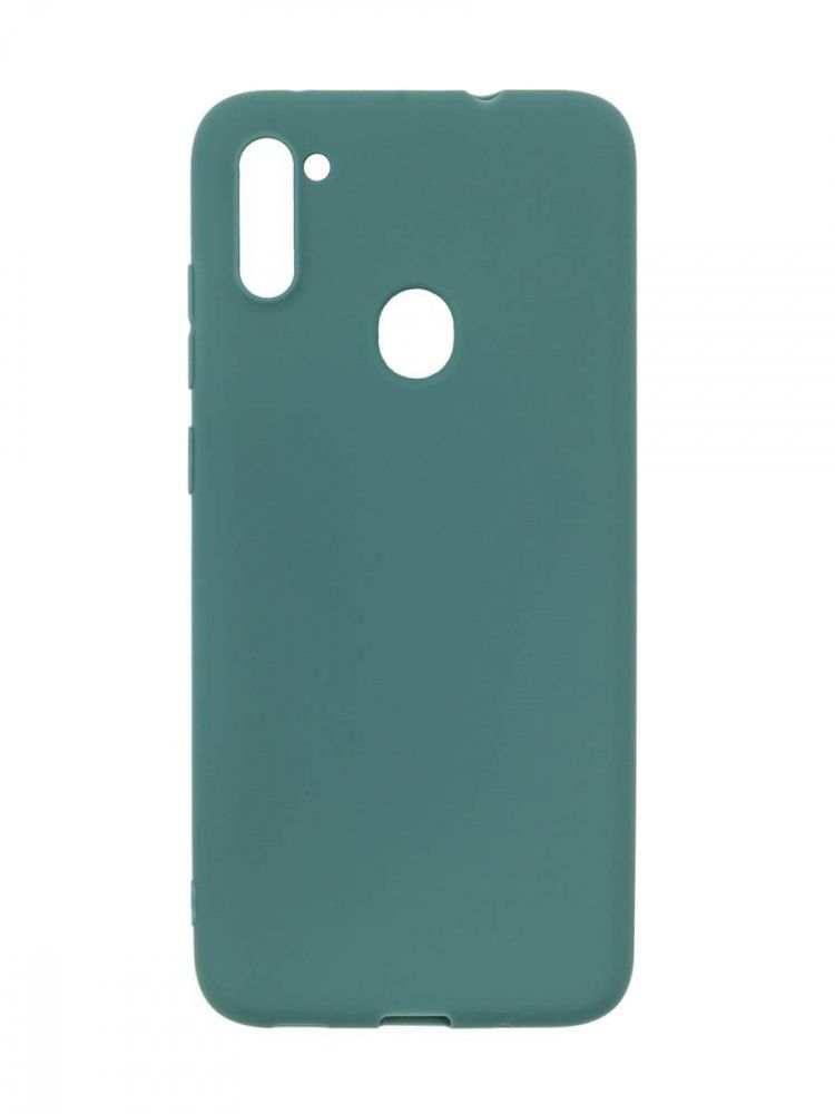 Задняя накладка ZIBELINO Soft Matte для Samsung A11/M11 (A115/M115) (лазурный)