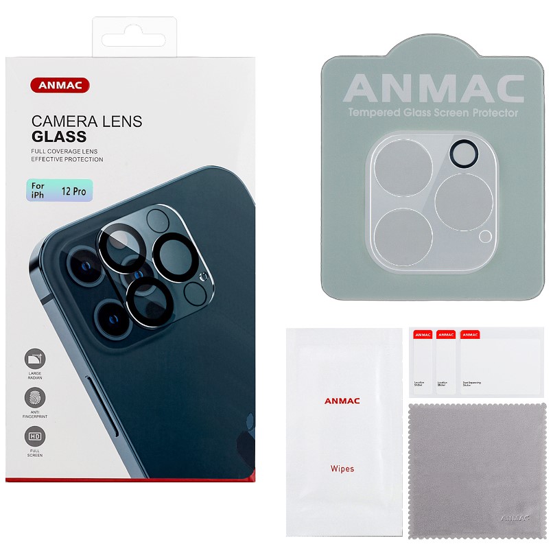 Противоударное стекло ANMAC для iPhone 12 Pro для камеры (Арт. 1137267)