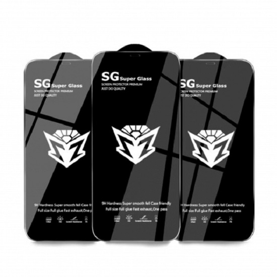 Противоударное стекло 9D NONAME для Samsung Galaxy A22, SUPER, черное