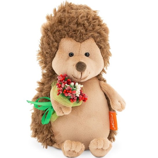 Мягкая игрушка «Ёжик Колюнчик: Нежный поцелуй», 20 см