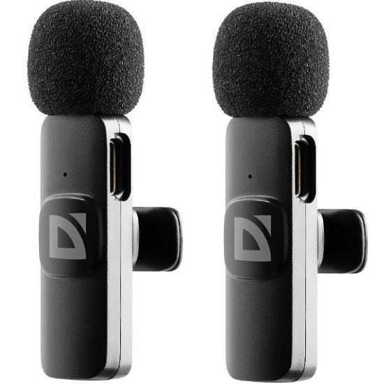 Микрофон петличный DEFENDER Talky-138 wrls, черный