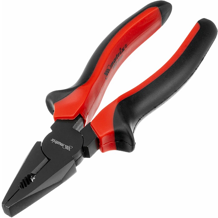 Плоскогубцы комбинированные 160мм MATRIX Black Nickel 16978, 2к рукоятки
