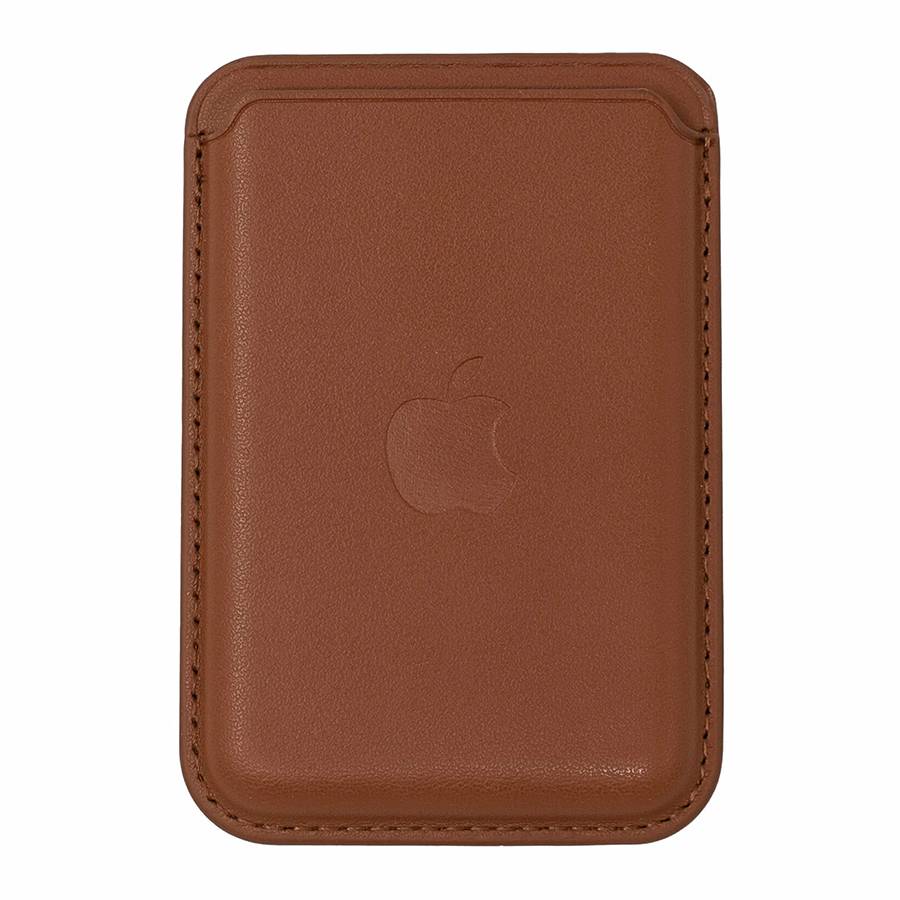 Кошелек для карт LEATHER Card Holder с анимацией (крепкий магнит) (Brown)