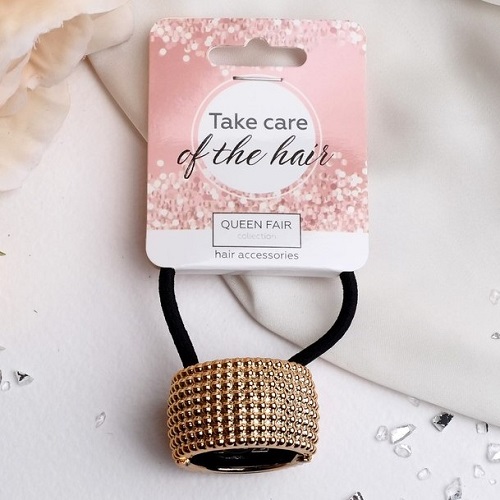 Резинка для волос "Модная штучка" глянец точка 859733