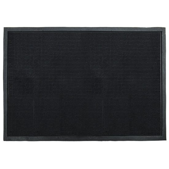 Коврик входной резиновый фактурный грязесборный 60х90см толщина 12мм, LAIMA EXPERT, 607817
