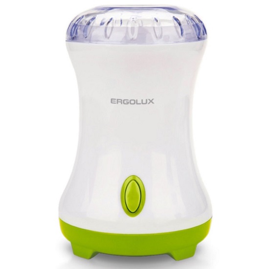 Кофемолка ERGOLUX ELX-CG01-C34 бело-салатовая