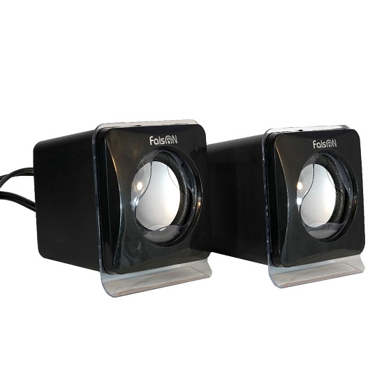 Колонки 2.0 FAISON SC-4, MINI, чёрный (2*2.5Вт)