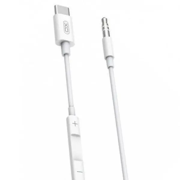 Кабель jack 3.5 <--> Type-C  1.0м XO-NB-R192B, белый