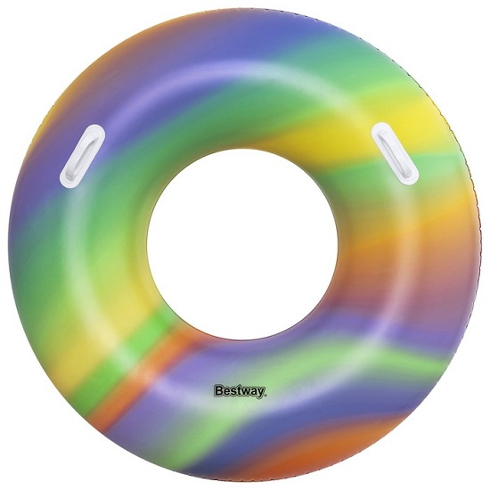 Надувной круг 119 см BESTWAY "Радуга" от 12 лет (36352)