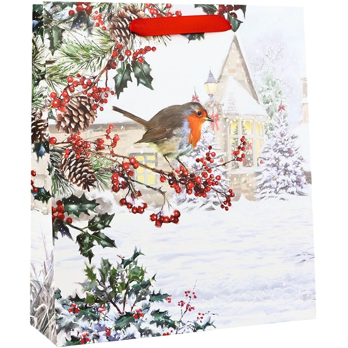 Пакет «Зимнее утро», M 30 х 26 х 9 см 10453777