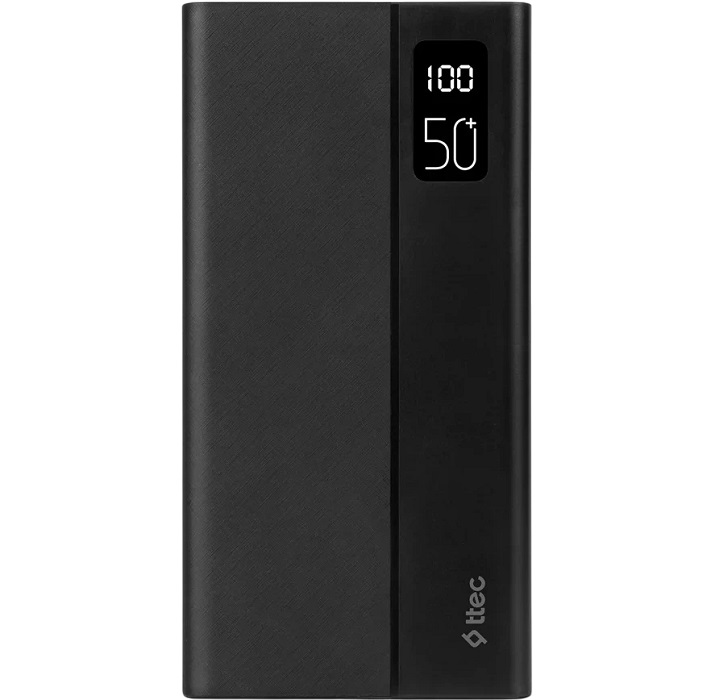 Внешний АКБ TTEC ReCharger Mega LCD (50000mAh) черный, PD 20W