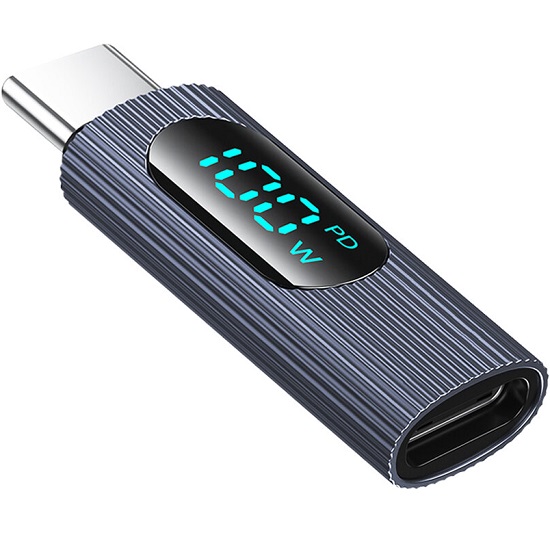 Переходник Type-C >--> Type-C DEPPA 73136, серый