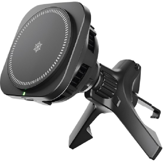 Автомобильный держатель OLMIO ICE Cool, 15W QI