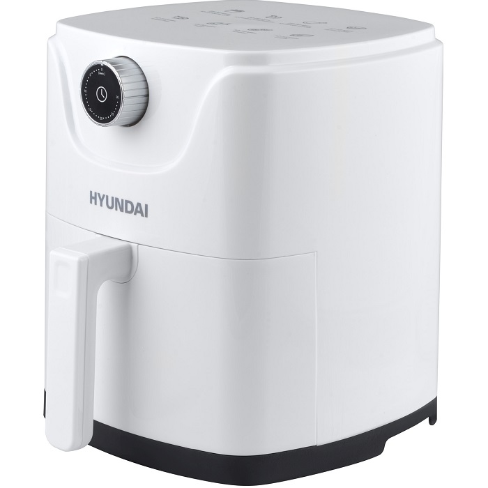 Аэрогриль Hyundai HYF-2052, 1000Вт, белый/черный