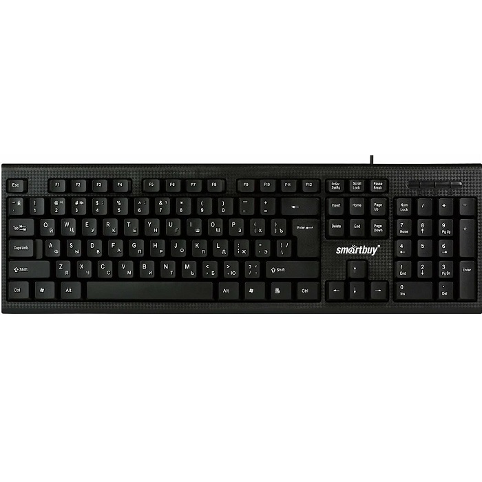 Клавиатура SMARTBUY ONE 115 черная, USB