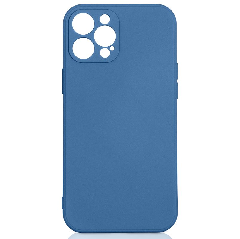 Задняя накладка DF для iPhone 13 Pro DF iOriginal-11 (blue) с микрофиброй