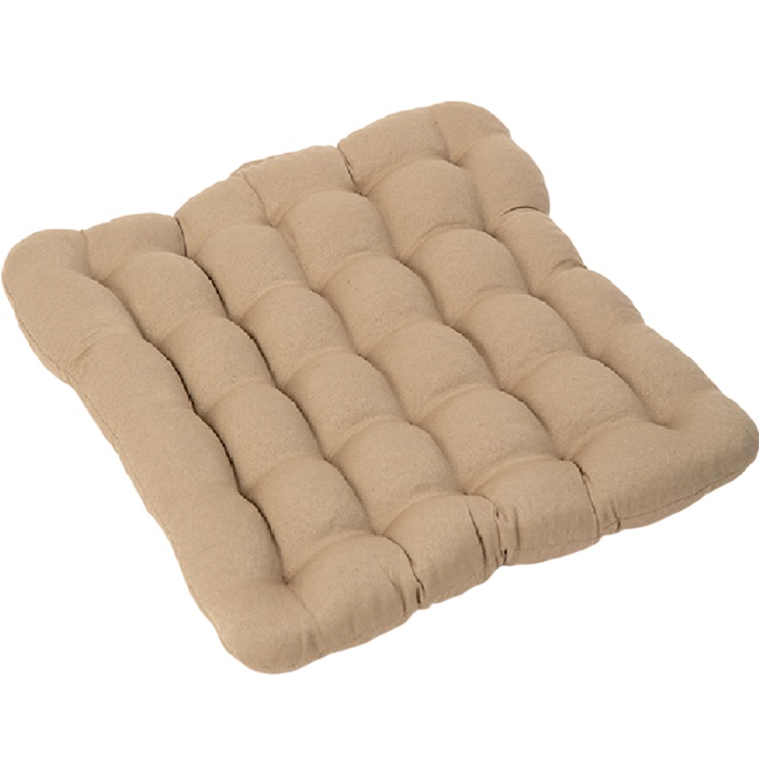 Подушка на стул Bio-Line с гречневой лузгой PSG25 (40*40, бежевый)