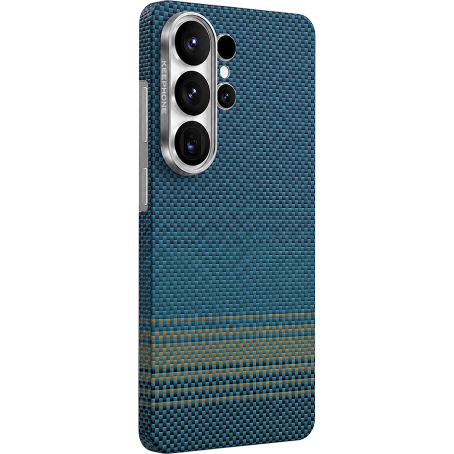 Задняя накладка KEEPHONE KEVILAR SEANOVA MAGSAFE CASE для Samsung Galaxy S26 ULTRA, MOONRISE