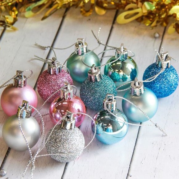 Набор шаров пластик d-2,6 см, 25 шт "Шарм" микс 2122456