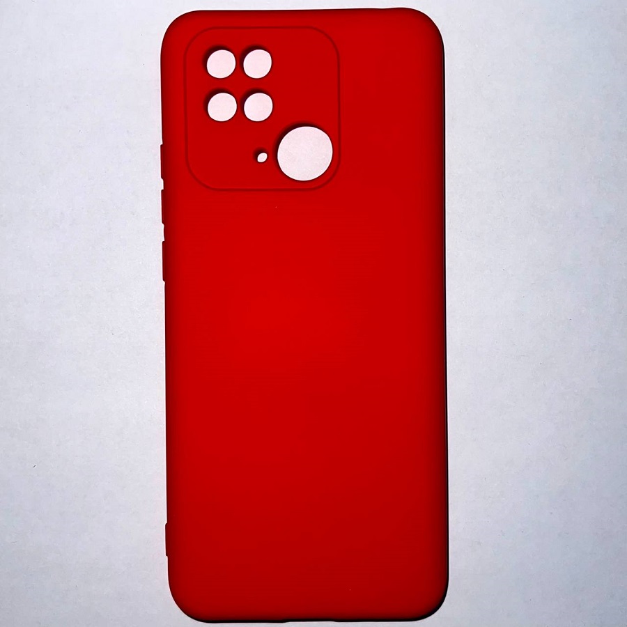 Силиконовый чехол NANO для Xiaomi Redmi 10C красный