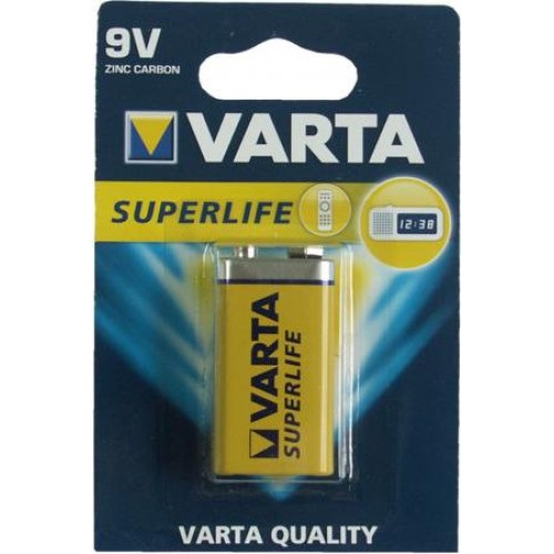 Элемент питания VARTA 6F22 SUPERLIFE BL-1 (10)